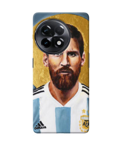 Messi face OnePlus 11R Back Cover