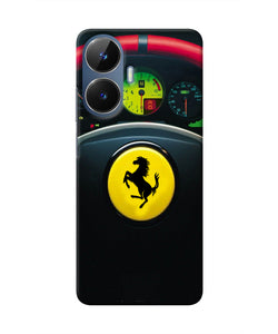 Ferrari Steeriing Wheel Realme C55/N55 Real 4D Back Cover