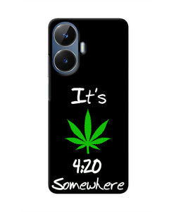 Weed Quote Realme C55/N55 Real 4D Back Cover