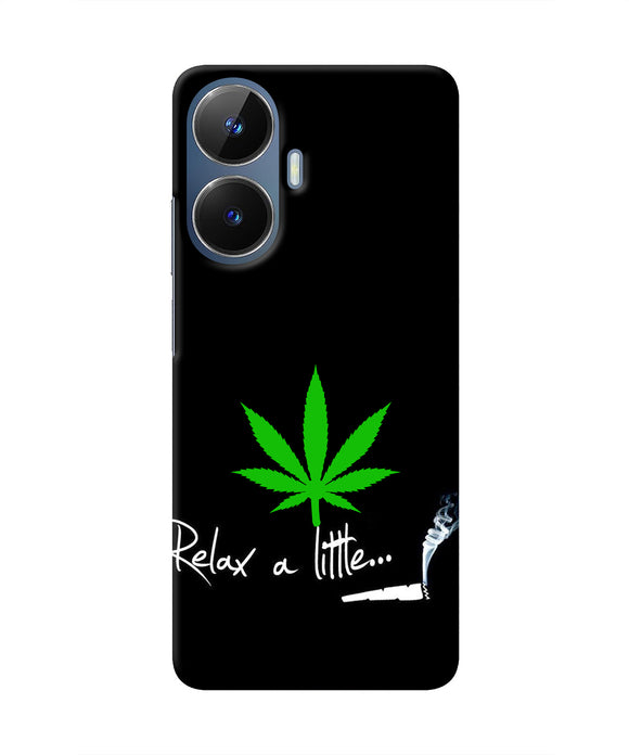 Weed Relax Quote Realme C55/N55 Real 4D Back Cover