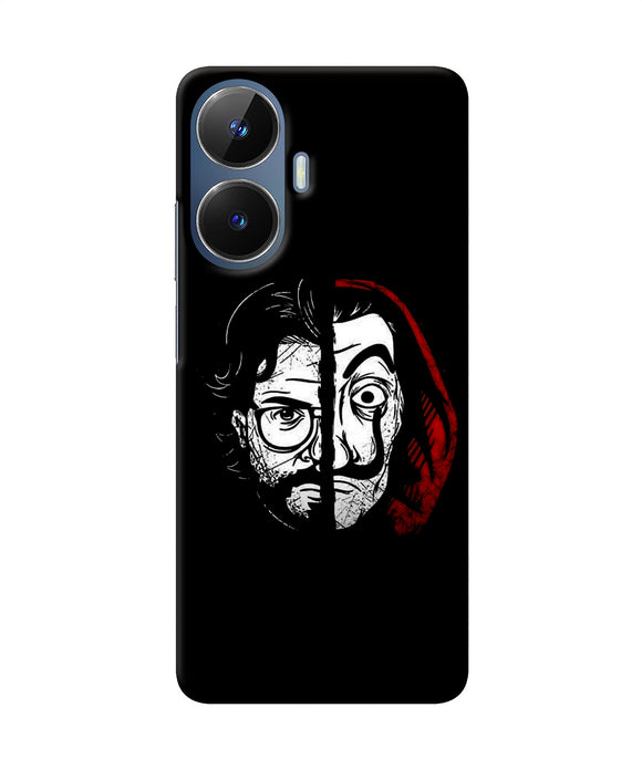 Money Heist Professor Mask Sketch Realme C55/N55 Back Cover