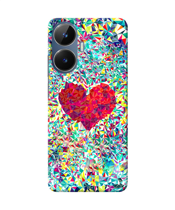 Red heart print Realme C55/N55 Back Cover