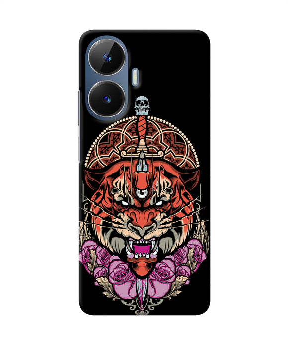 Abstract tiger Realme C55/N55 Back Cover