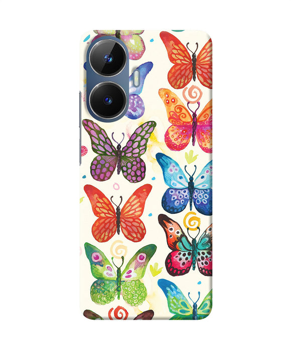 Abstract butterfly print Realme C55/N55 Back Cover