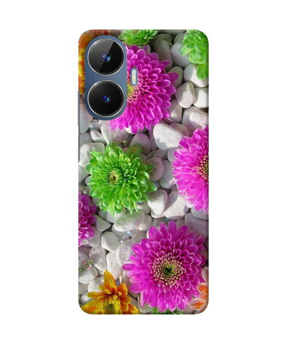 Natural flower stones Realme C55/N55 Back Cover