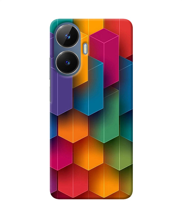 Abstract rectangle print Realme C55/N55 Back Cover