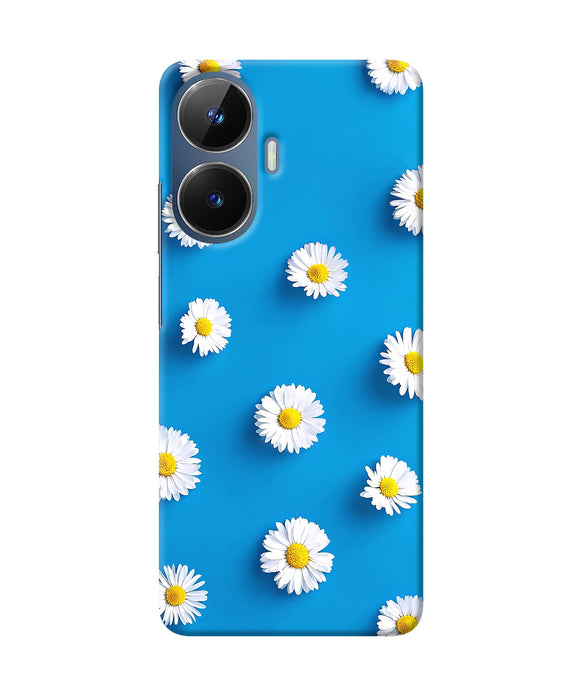 White flowers Realme C55/N55 Back Cover