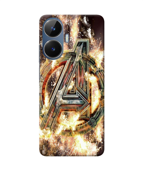 Avengers burning logo Realme C55/N55 Back Cover