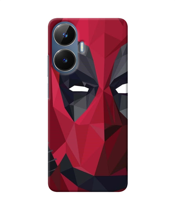 Abstract deadpool half mask Realme C55/N55 Back Cover