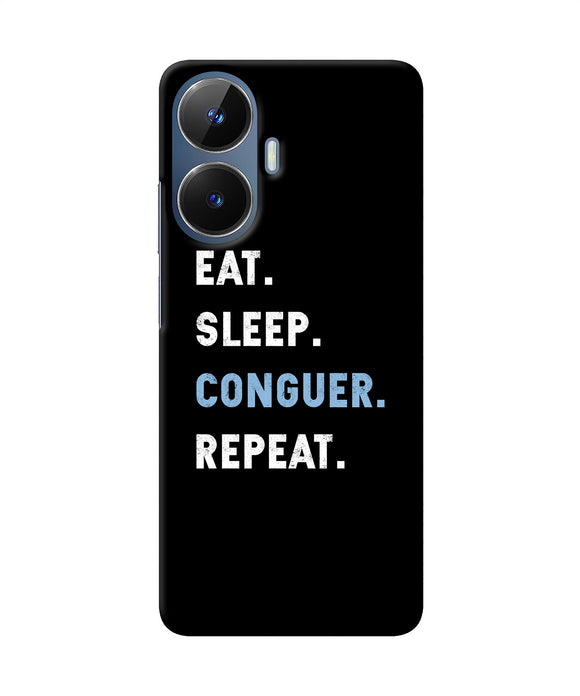 Eat sleep quote Realme C55/N55 Back Cover