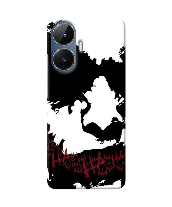 Black and white joker rugh sketch Realme C55/N55 Back Cover