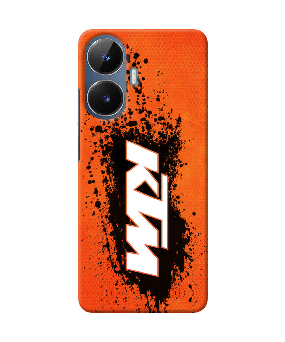 KTM black spray Realme C55/N55 Back Cover