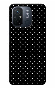 White Dots Redmi 12C Pop Case