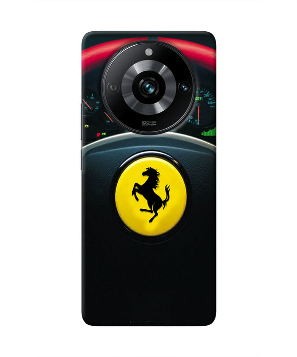 Ferrari Steeriing Wheel Realme 11 Pro/Pro+ 5G Real 4D Back Cover