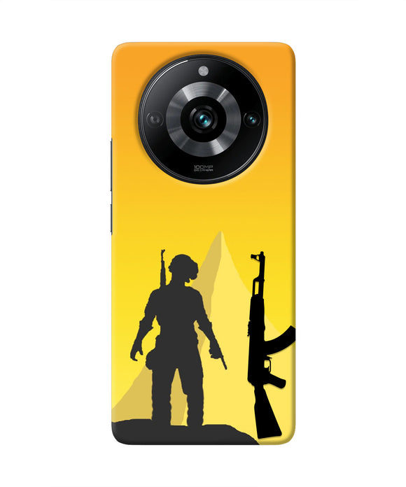 PUBG Silhouette Realme 11 Pro/Pro+ 5G Real 4D Back Cover