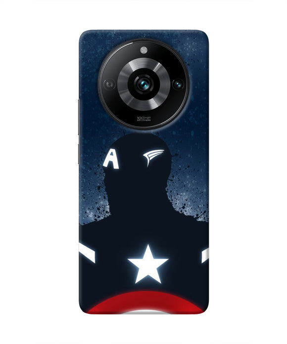 Captain america Shield Realme 11 Pro/Pro+ 5G Real 4D Back Cover