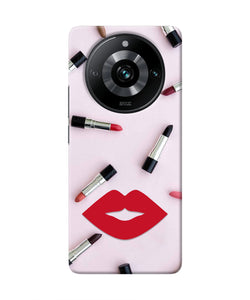 Lips Lipstick Shades Realme 11 Pro/Pro+ 5G Real 4D Back Cover