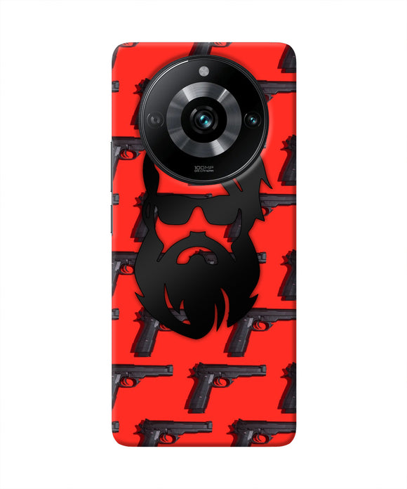 Rocky Bhai Beard Look Realme 11 Pro/Pro+ 5G Real 4D Back Cover