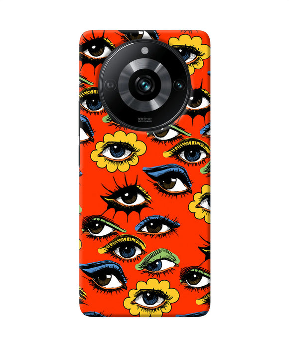 Abstract eyes pattern Realme 11 Pro/Pro+ 5G Back Cover