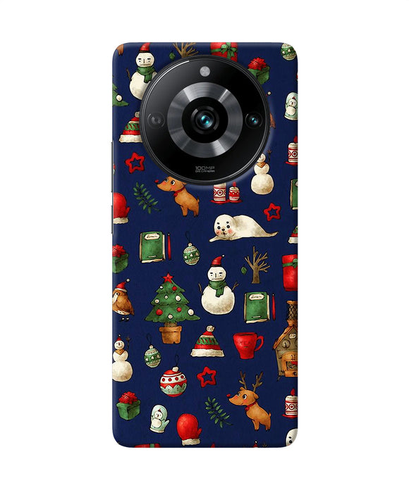 Canvas christmas print Realme 11 Pro/Pro+ 5G Back Cover