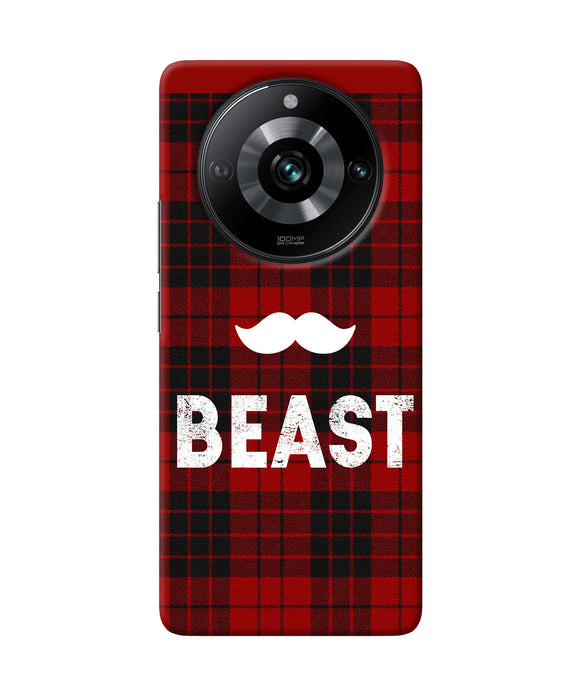 Beast red square Realme 11 Pro/Pro+ 5G Back Cover