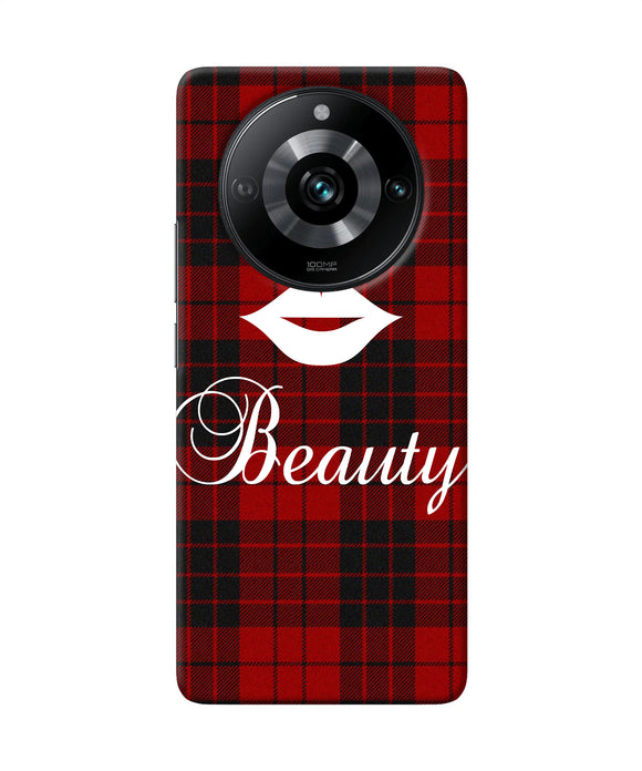 Beauty red square Realme 11 Pro/Pro+ 5G Back Cover