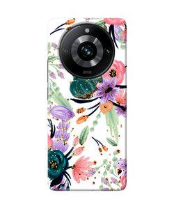 Abstract flowers print Realme 11 Pro/Pro+ 5G Back Cover