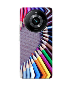 Color pencil half heart Realme 11 Pro/Pro+ 5G Back Cover