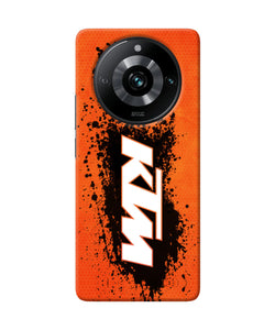 KTM black spray Realme 11 Pro/Pro+ 5G Back Cover