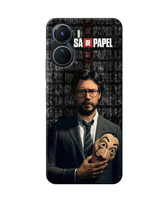 Money Heist Professor with Mask Vivo T2x 5G Back Cover