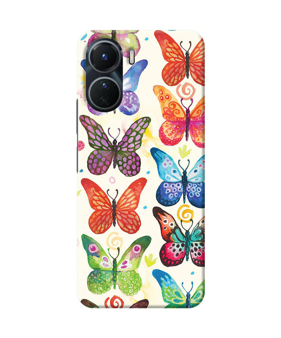 Abstract butterfly print Vivo T2x 5G Back Cover