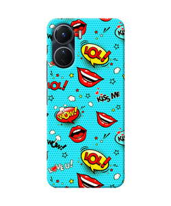 Lol lips print Vivo T2x 5G Back Cover