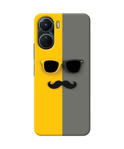 Mustache glass Vivo T2x 5G Back Cover