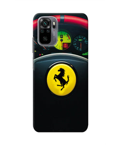 Ferrari Steeriing Wheel Redmi Note 11 SE Real 4D Back Cover