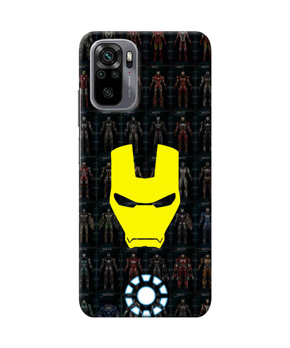 Iron Man Suit Redmi Note 11 SE Real 4D Back Cover