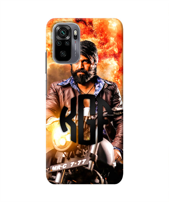 Rocky Bhai on Bike Redmi Note 11 SE Real 4D Back Cover