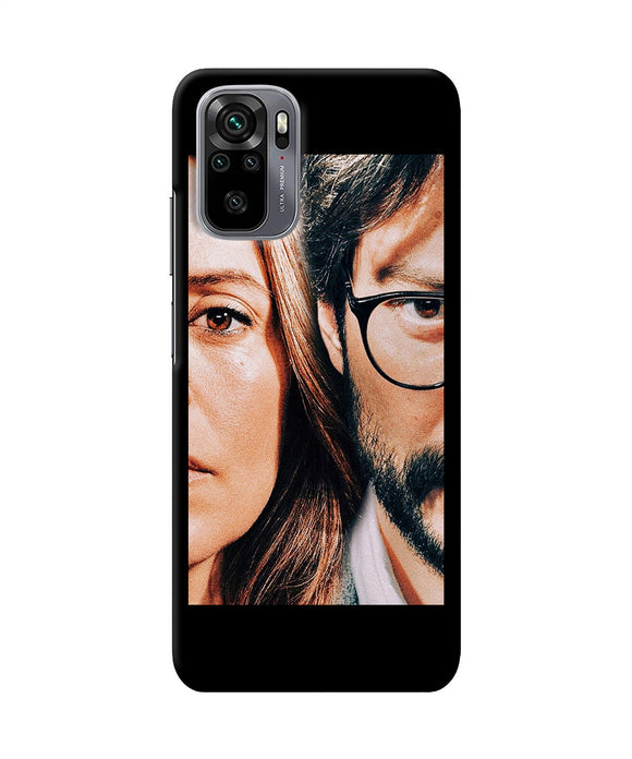 Money Heist Professor With Rachel Redmi Note 11 SE Back Cover