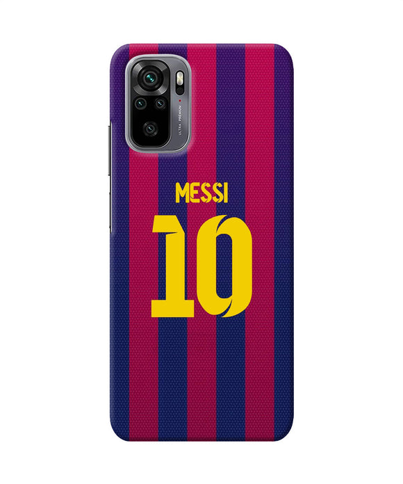 Messi 10 tshirt Redmi Note 11 SE Back Cover