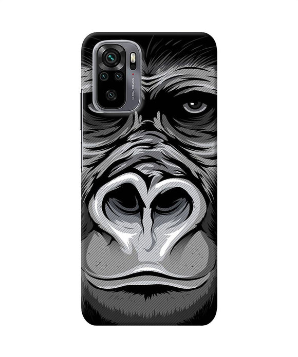 Black chimpanzee Redmi Note 11 SE Back Cover