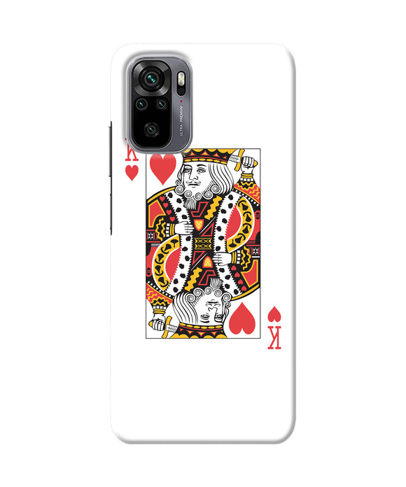 Heart king card Redmi Note 11 SE Back Cover