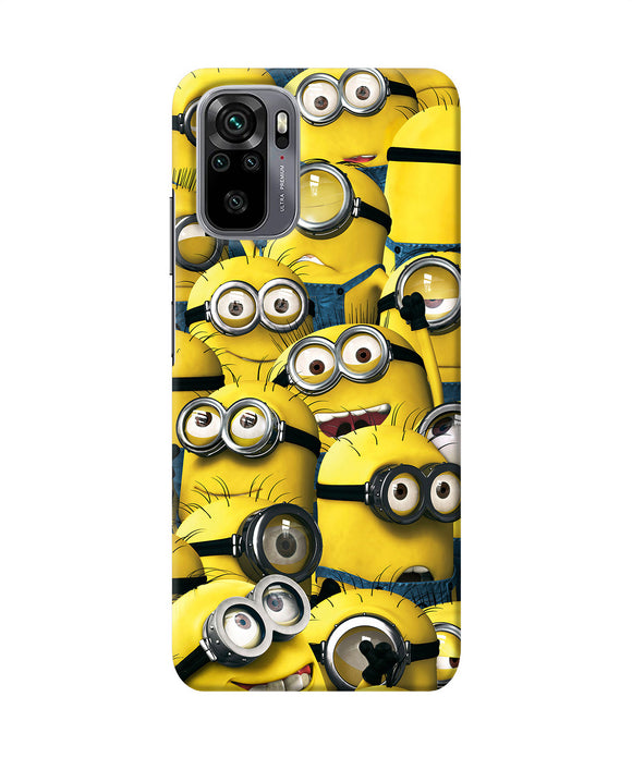 Minions crowd Redmi Note 11 SE Back Cover