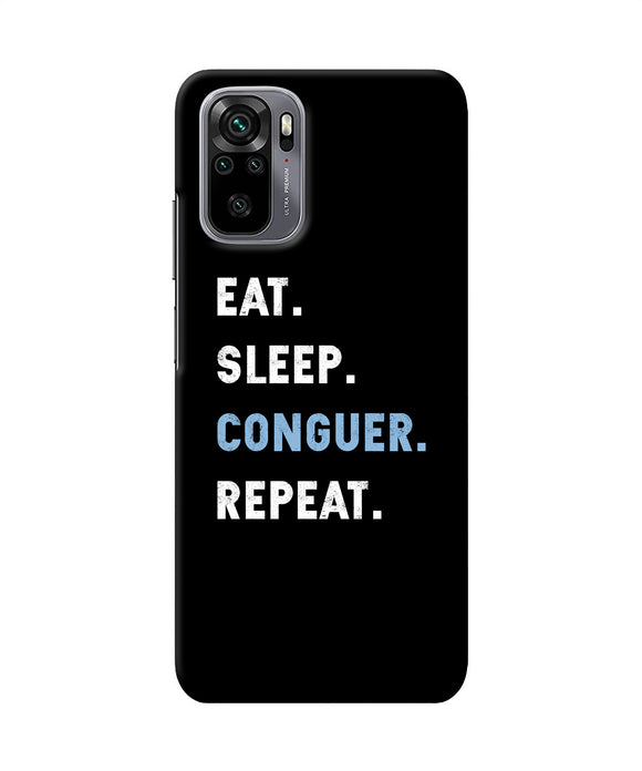 Eat sleep quote Redmi Note 11 SE Back Cover