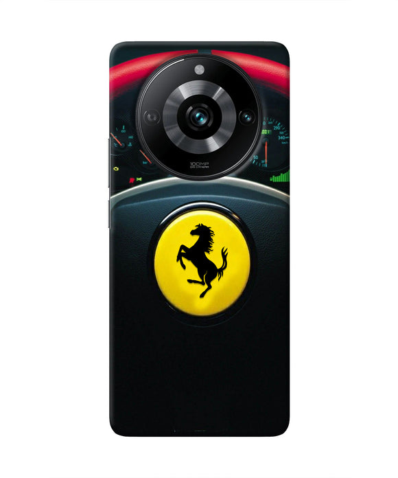 Ferrari Steeriing Wheel Realme Narzo 60 Pro Real 4D Back Cover