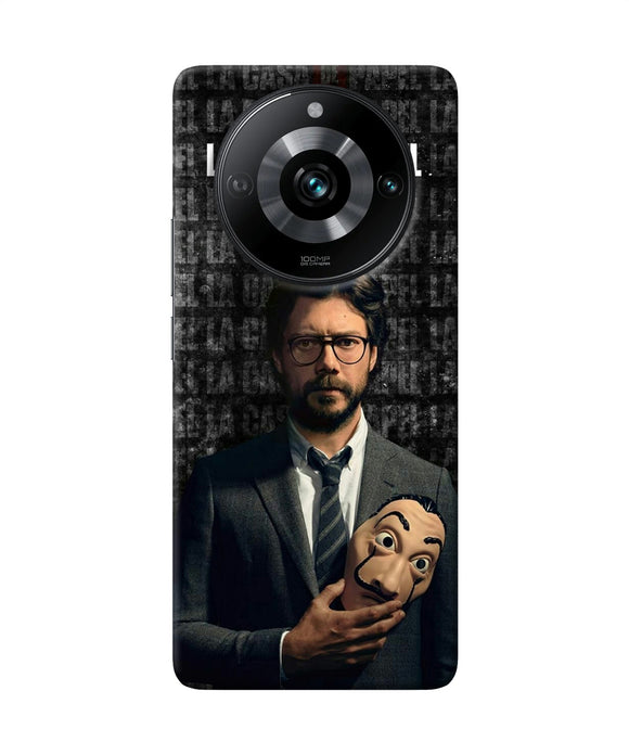 Money Heist Professor with Mask Realme Narzo 60 Pro Back Cover