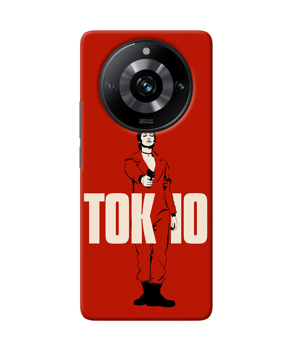 Money Heist Tokyo With Gun Realme Narzo 60 Pro Back Cover