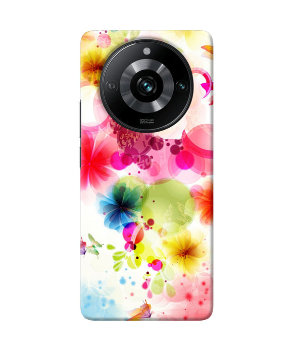 Flowers print Realme Narzo 60 Pro Back Cover