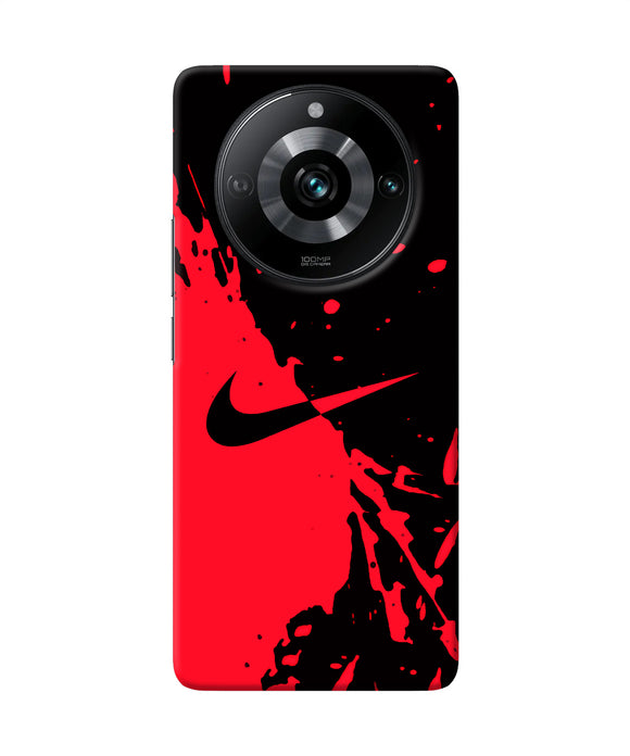 Nike red black poster Realme Narzo 60 Pro Back Cover