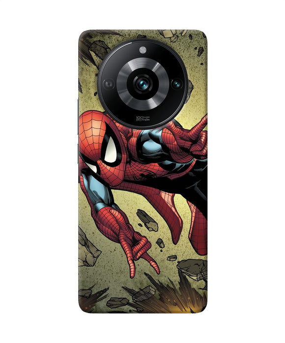 Spiderman on sky Realme Narzo 60 Pro Back Cover