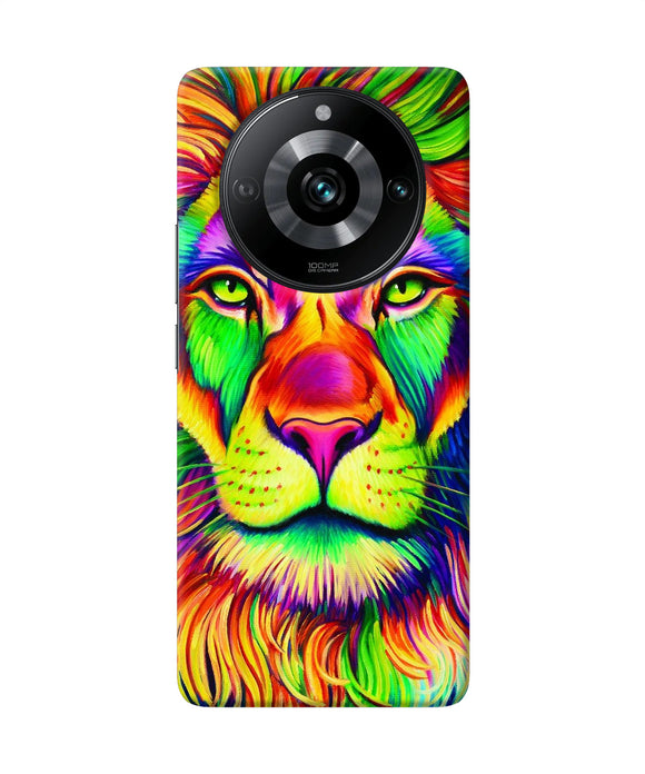 Lion color poster Realme Narzo 60 Pro Back Cover