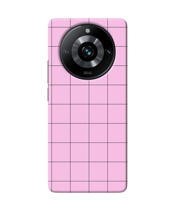 Pink square print Realme Narzo 60 Pro Back Cover